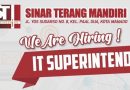 Job Vacancies IT Superintendent, PT. STM