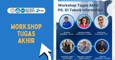 Workshop Tugas Akhir : Menumbuhkan Etos Kerja dan Kesiapan Mahasiswa Menuju Sidang Sarjana