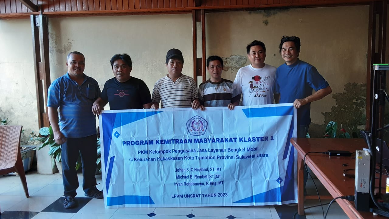 Community Partnership Program for Car Repair Shop Entrepreneur Groups in Kakaskasen Village, Tomohon City