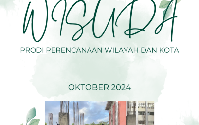 Wisuda Periode V Tahun 2024 Prodi Perencanaan Wilayah dan Kota Unsrat