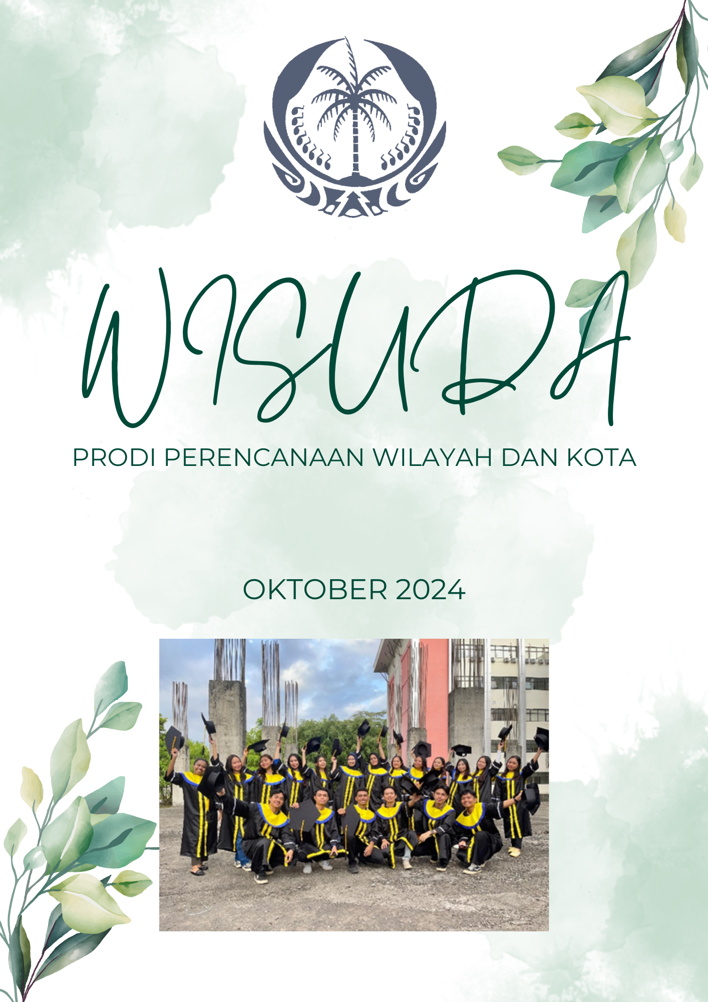 Wisuda Periode V Tahun 2024 Prodi Perencanaan Wilayah dan Kota Unsrat