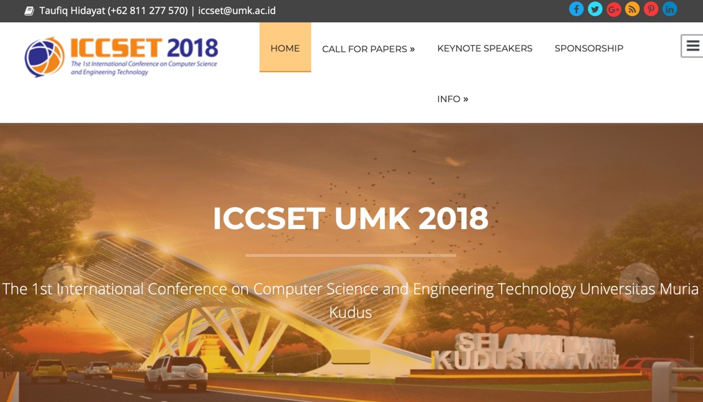 The 2nd International Conference On Computer Science And Engineering Technology (ICCSET) 2019