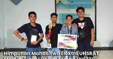 Himpunan Mahasiswa Elektro (HME) berprestasi di ajang Karya Cipta Teknologi Tepat Guna